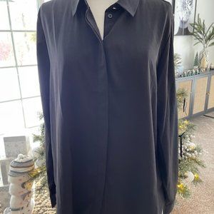 Black Button Up Top